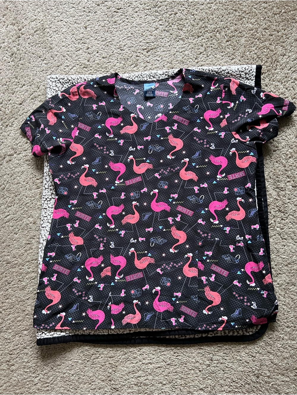 Zoe & Chloe scrub top
